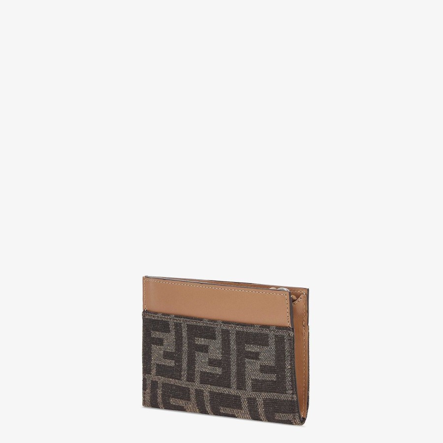 Men Fendi Key Rings & Bag Accessories | Key Case Pouch Brown