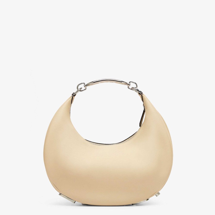 Women Fendi Hobo Bags | Fendigraphy Medium Beige