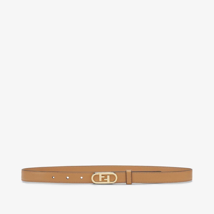 Women Fendi Belts | Fendi O'Lock Belt Beige