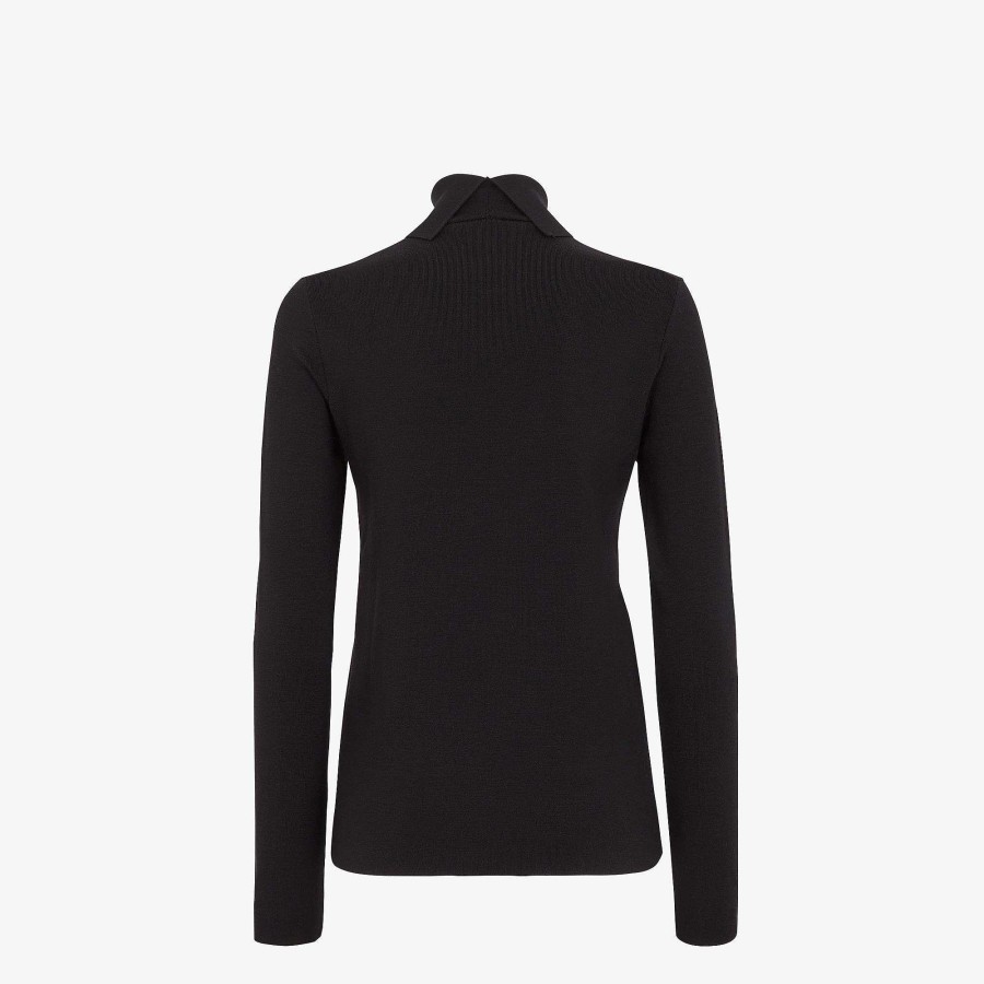 Women Fendi Knitwear | Sweater Black