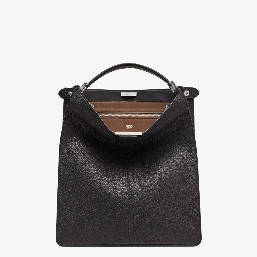 Men Fendi Peekaboo | Peekaboo Iseeu Tote Black