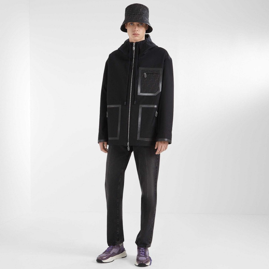 Men Fendi Outerwear | Blouson Black