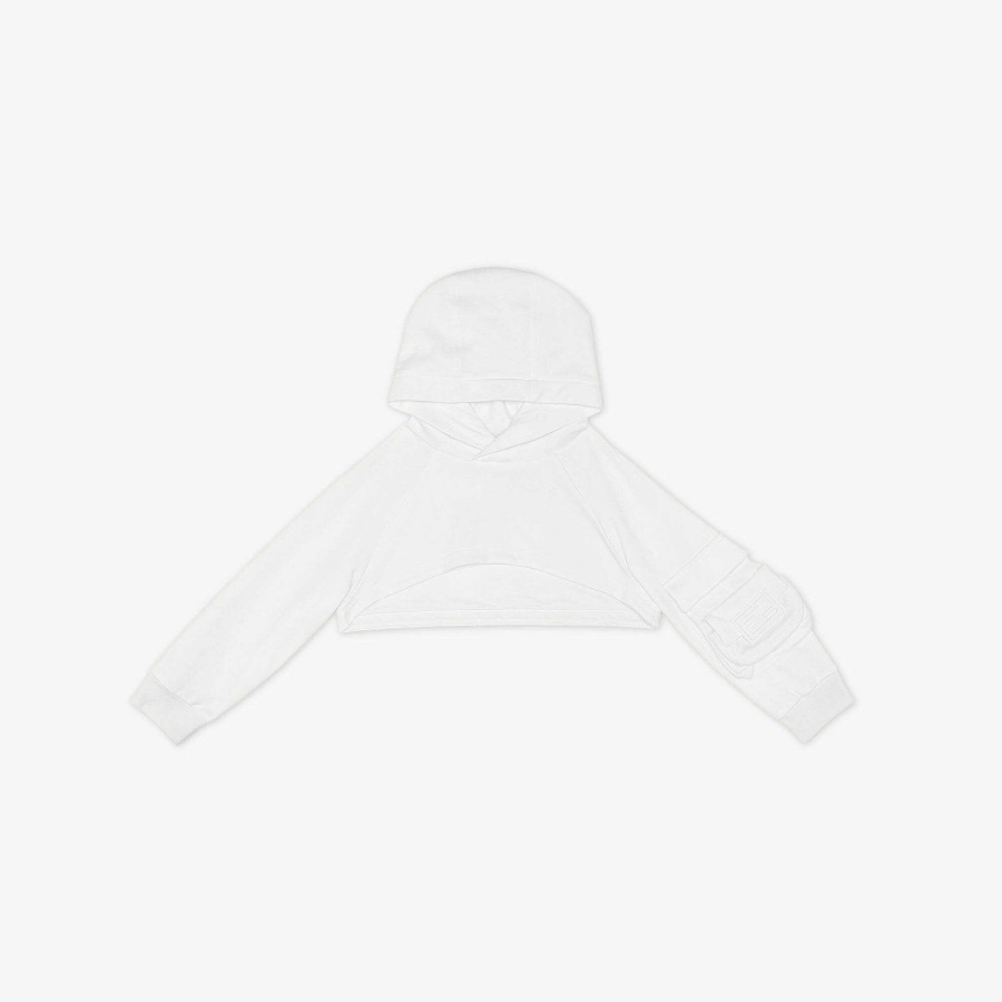 Kids Fendi Clothing | Junior Baguette Sweatshirt White