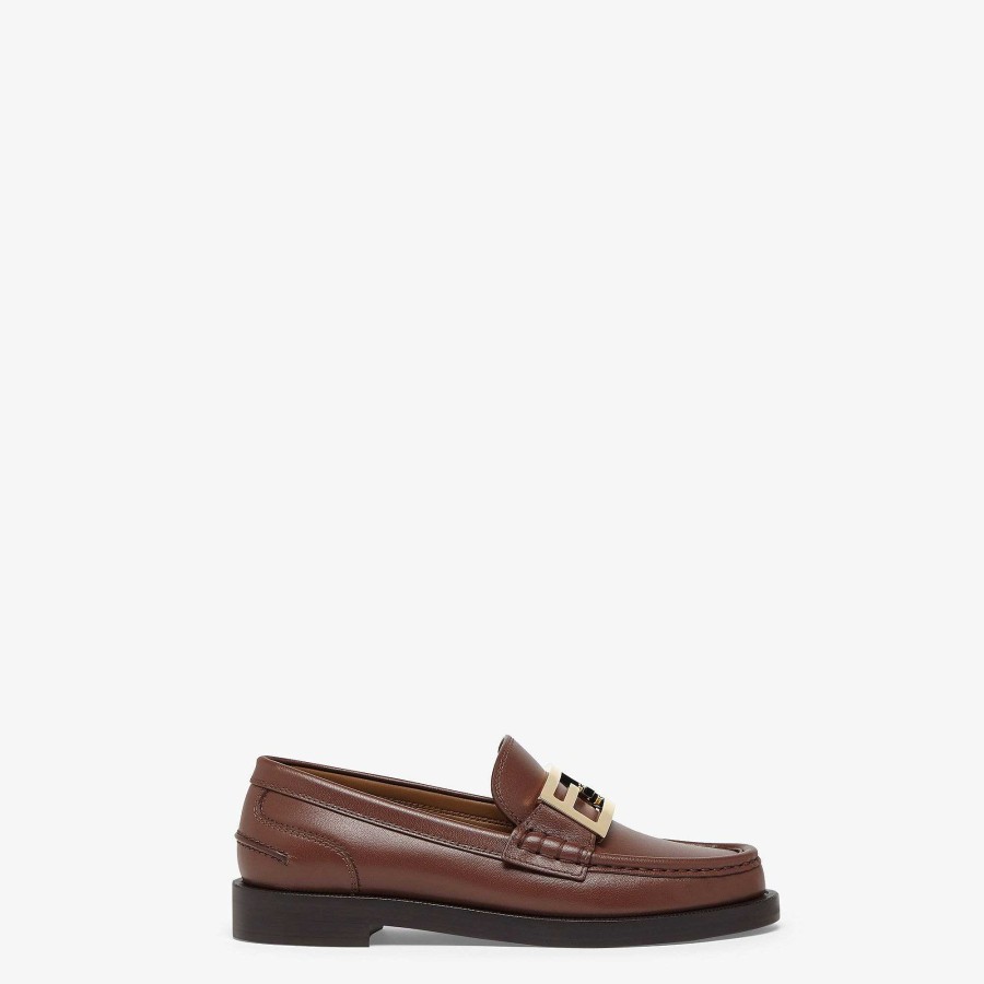 Women Fendi Mocassins & Loafers | Baguette Black