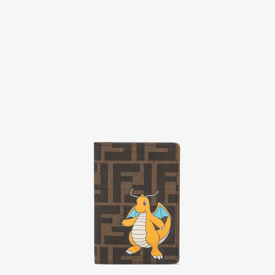 Fendi X Frgmt X Pokemon Fendi | Card Holder Brown