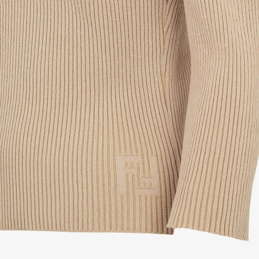 Women Fendi Knitwear | Sweater Beige