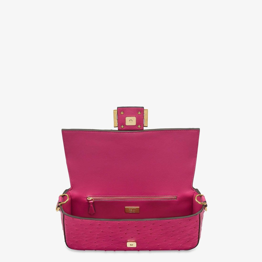 Women Fendi Exotic Bags | Baguette Pink