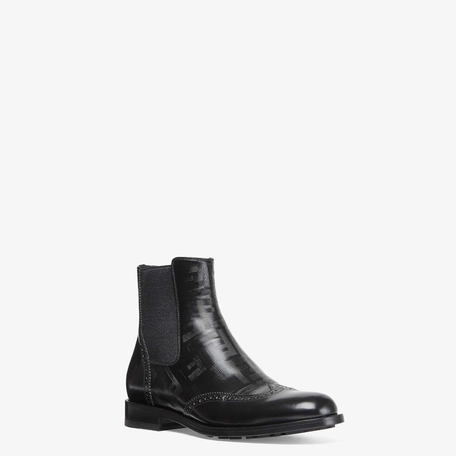 Men Fendi Lace Ups & Boots | Chelsea Boots Black