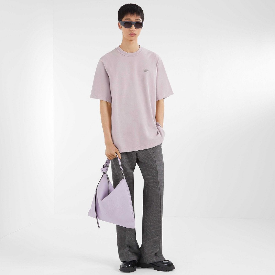 Men Fendi T-Shirts & Polos | T-Shirt Purple