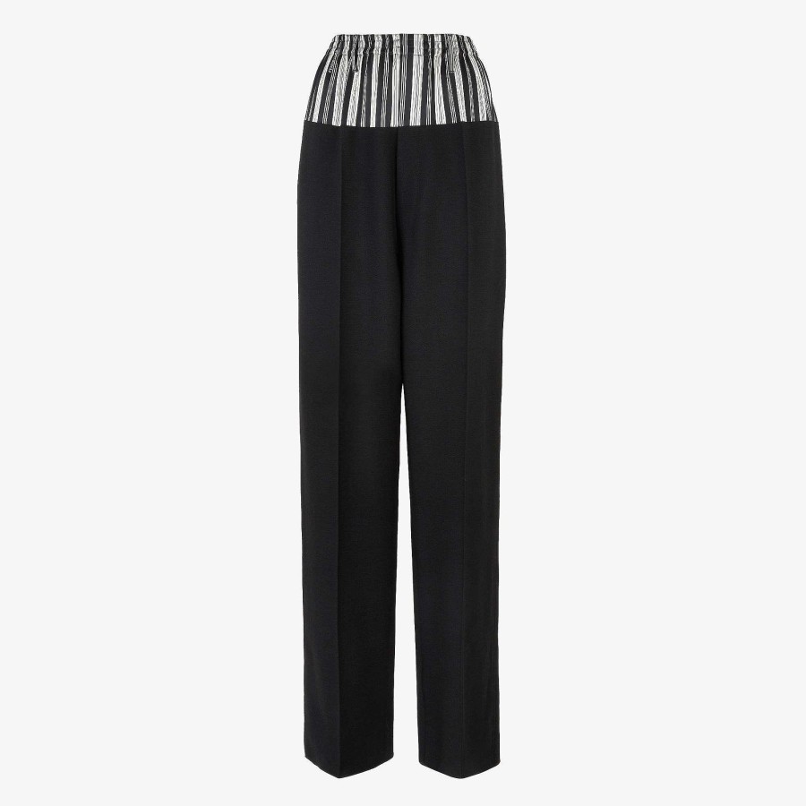 Women Fendi Pants & Shorts | Pants Black