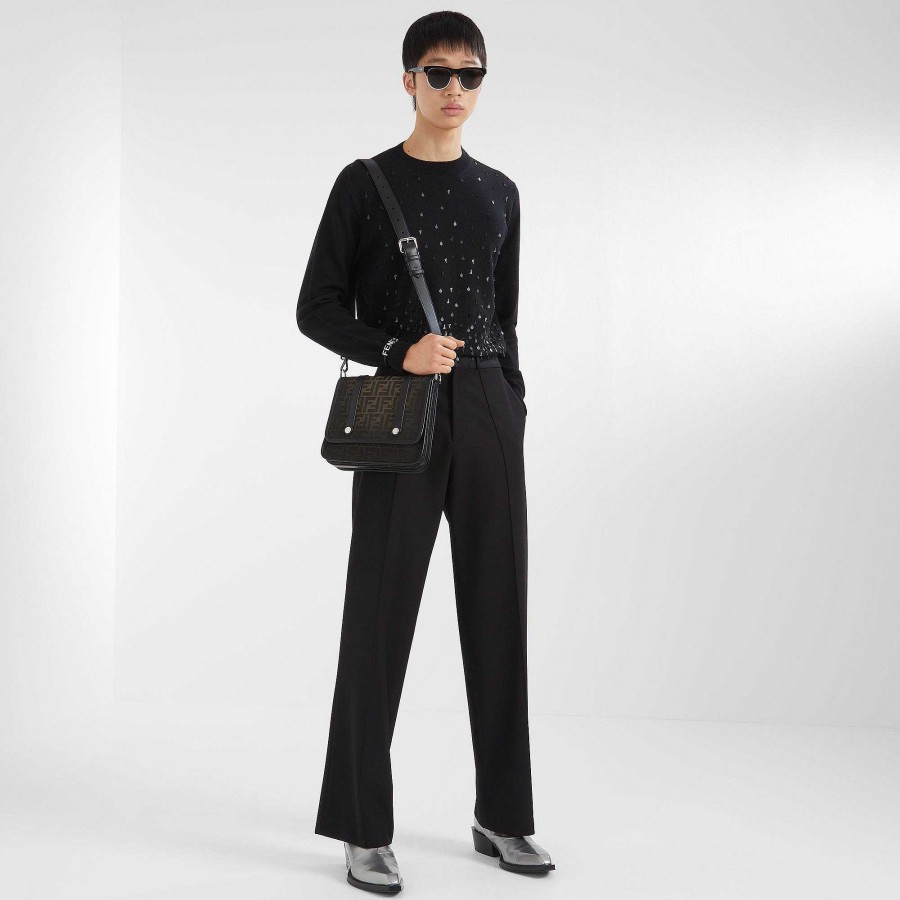 Men Fendi Pants & Shorts | Pants Black