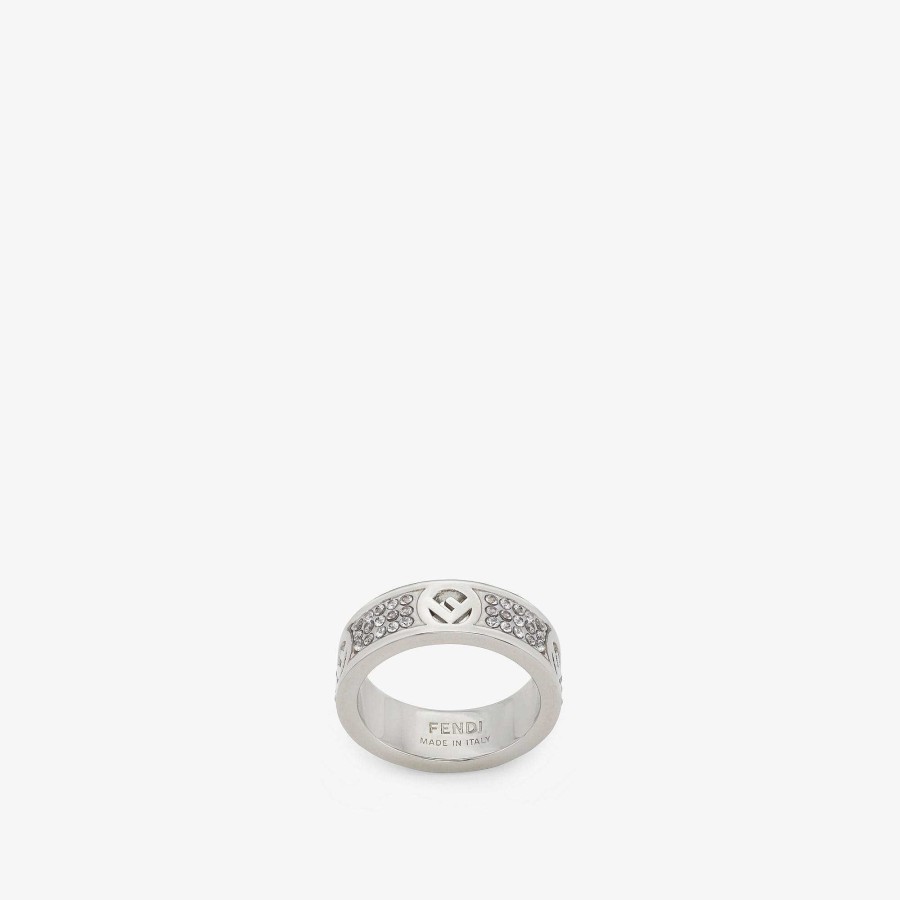 Women Fendi Rings | F Is Fendi Ring Silver