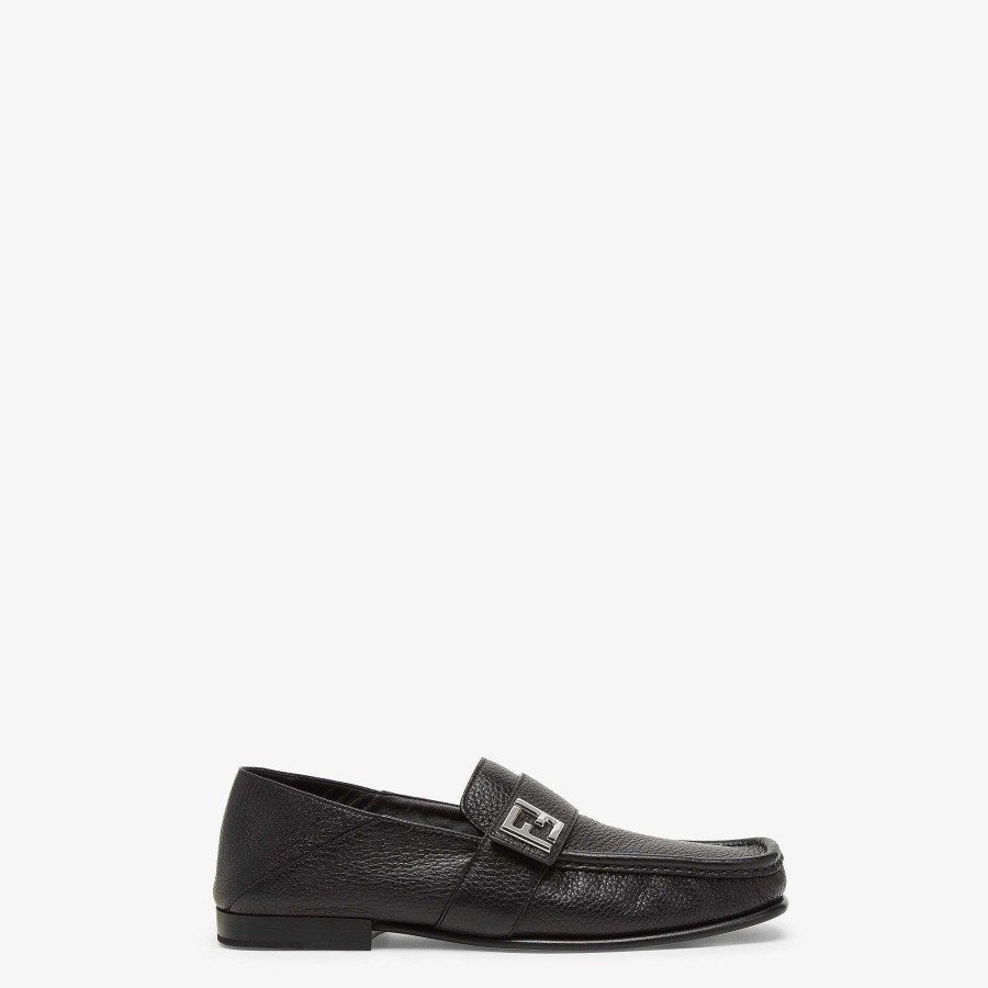 Men Fendi Loafers | Ff Loafers Black