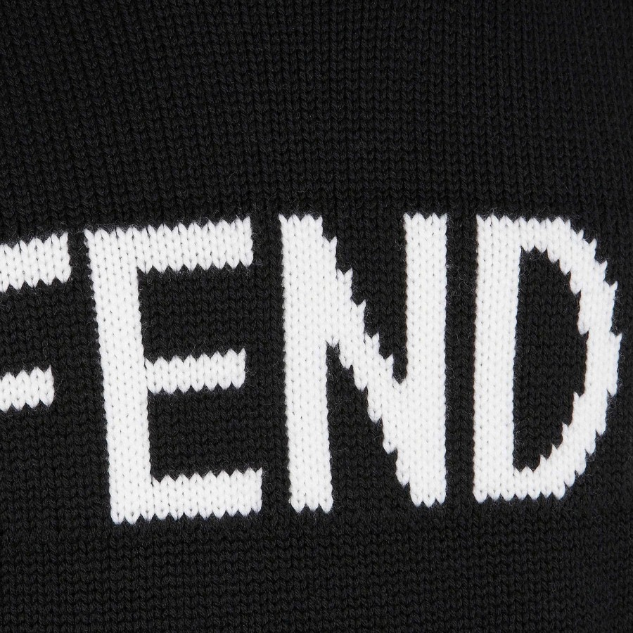 Men Fendi Knitwear | Pullover Black