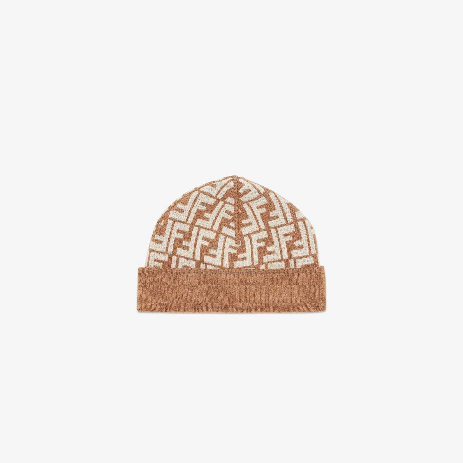 Kids Fendi Accessories | Junior Hat Beige