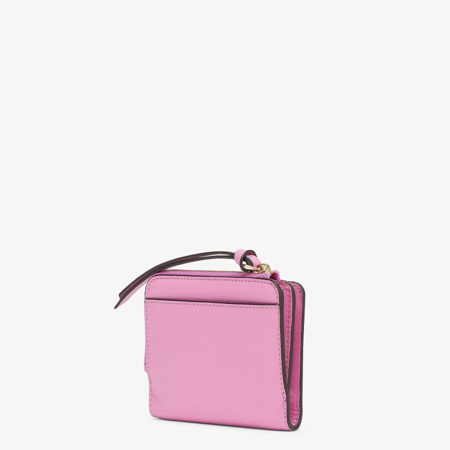 Women Fendi Wallets | Ff Cube Wallet Pink