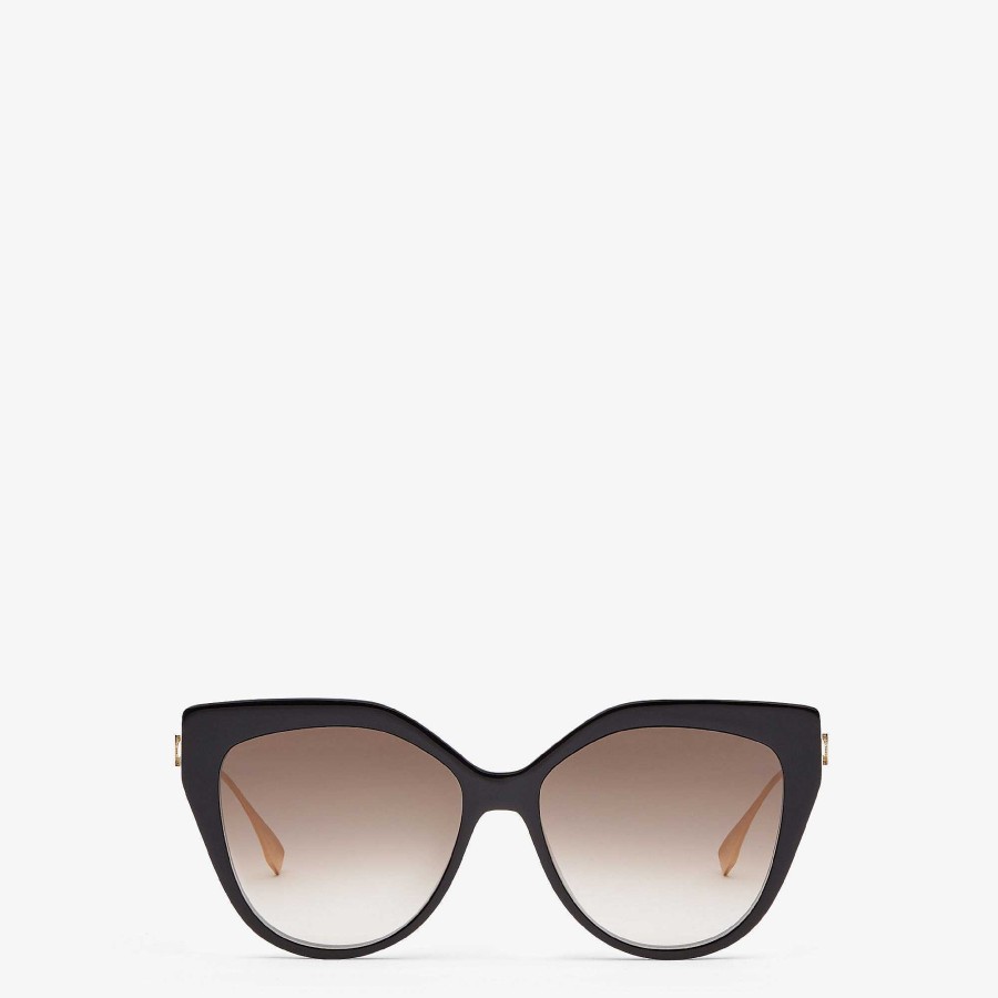 Women Fendi Sunglasses | Baguette Black