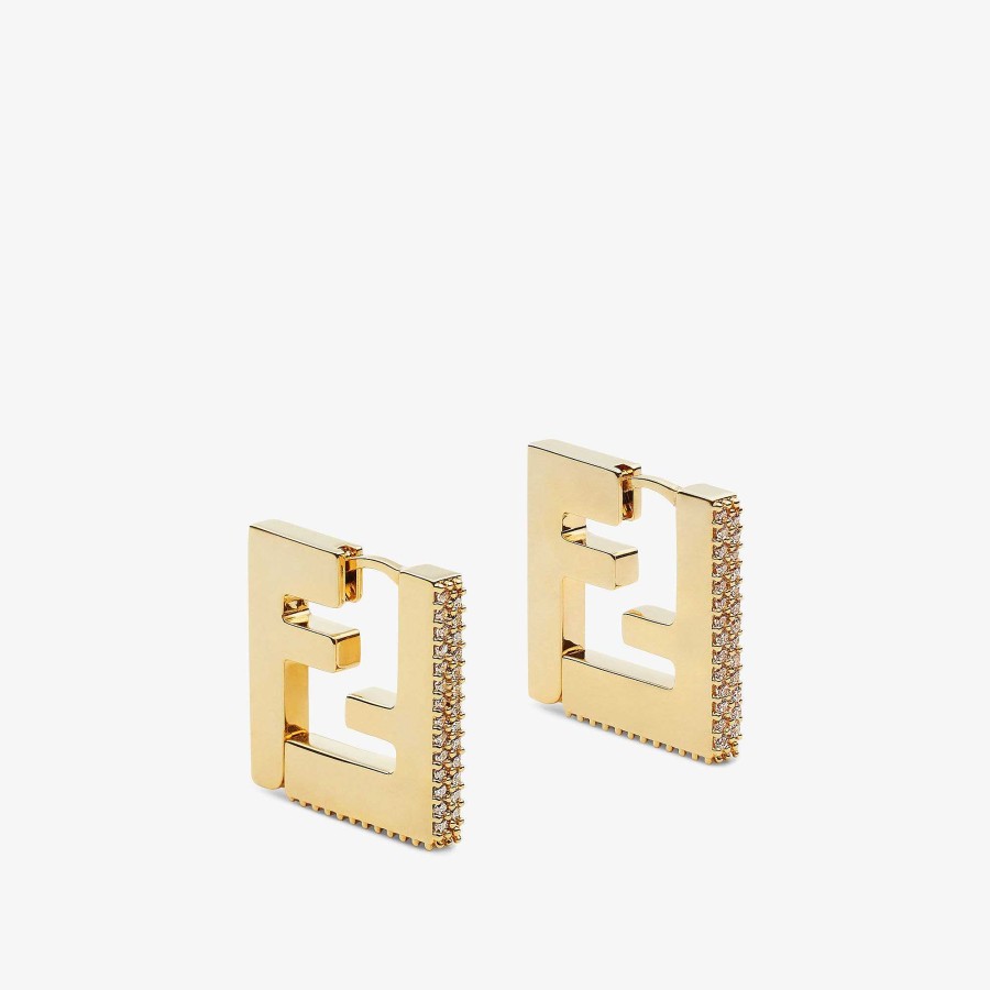 Women Fendi Earring & Brooches | Forever Fendi Earrings Gold