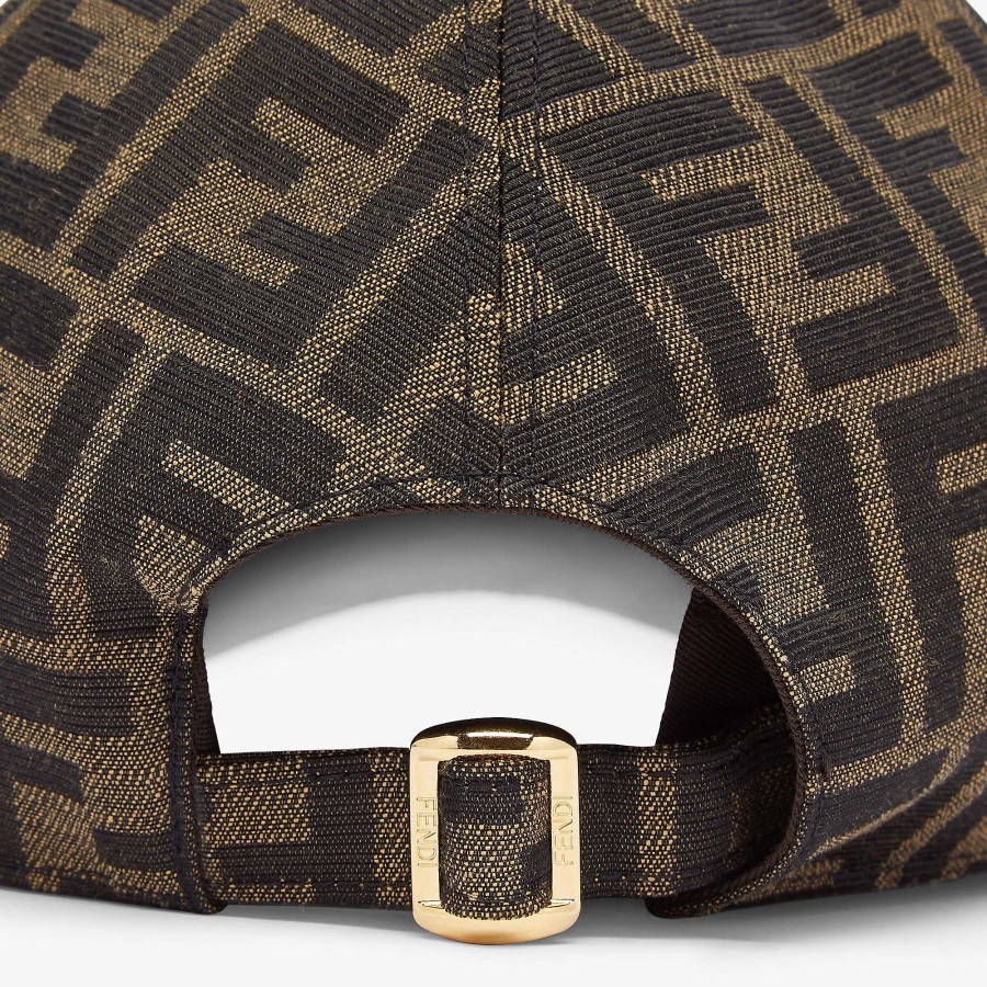 Women Fendi Hats & Gloves | Hat Brown