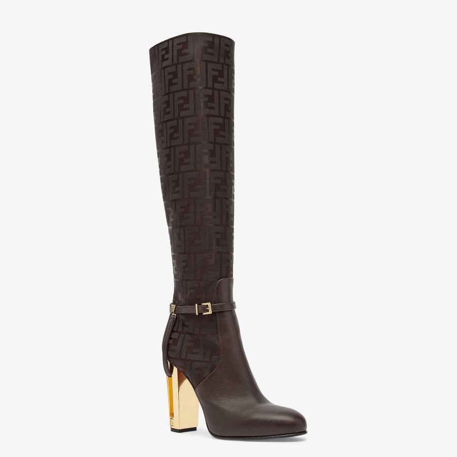 Women Fendi Boots & Ankle Boots | Delfina Black