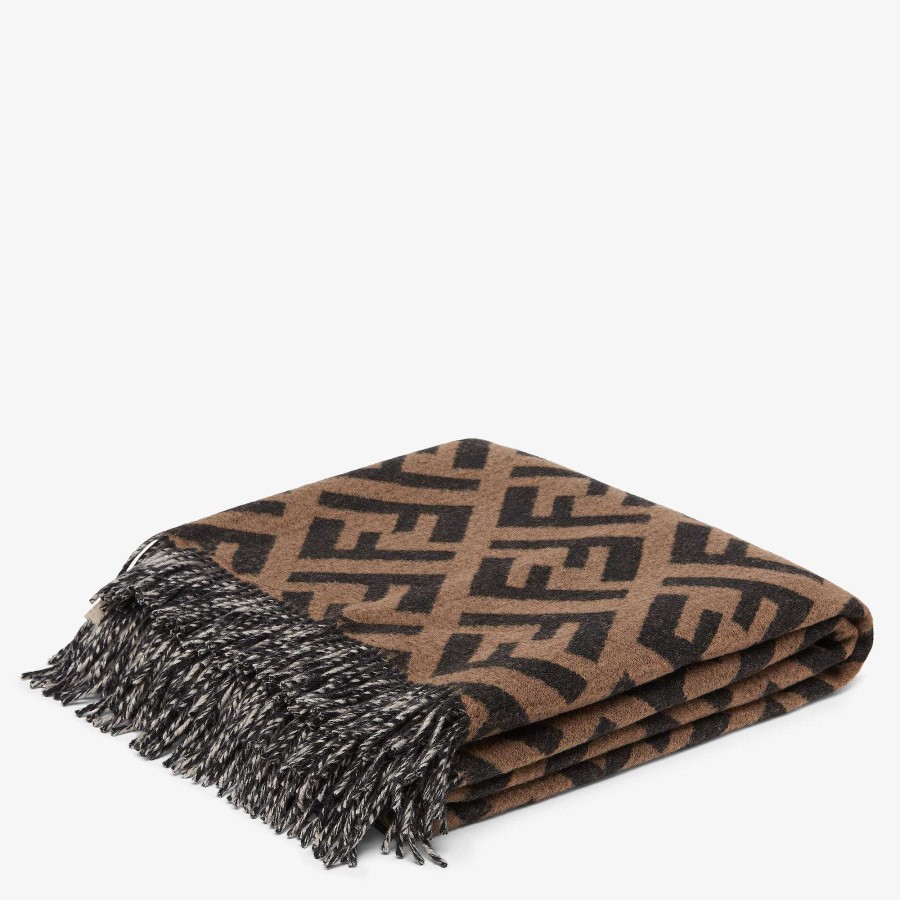 Home Decor & Lifestyle Fendi | Ff Reversible Blanket Multicolor