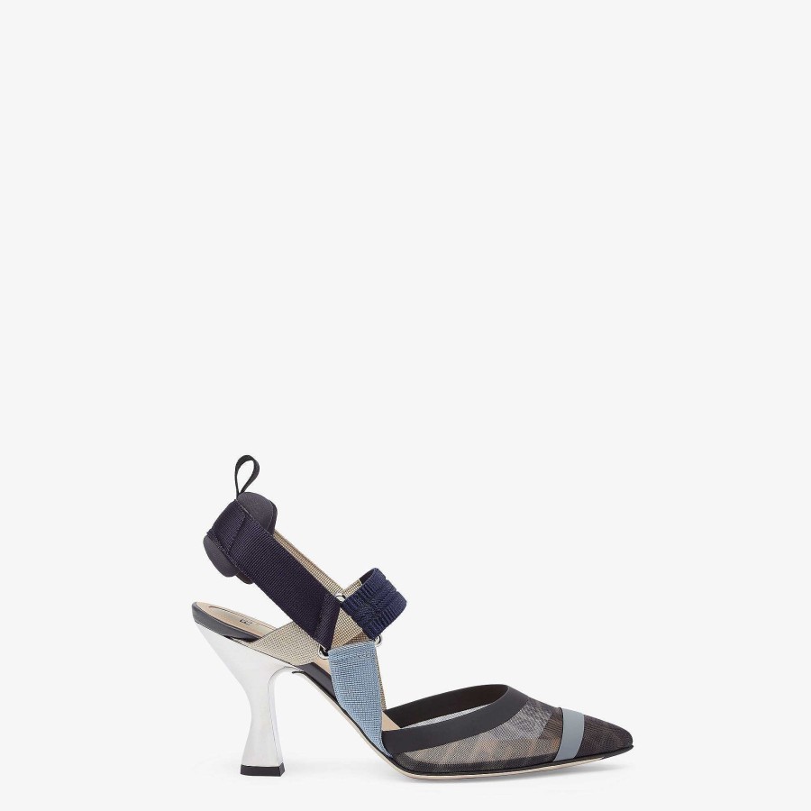 Women Fendi Pumps & Slingbacks | Colibri Blue