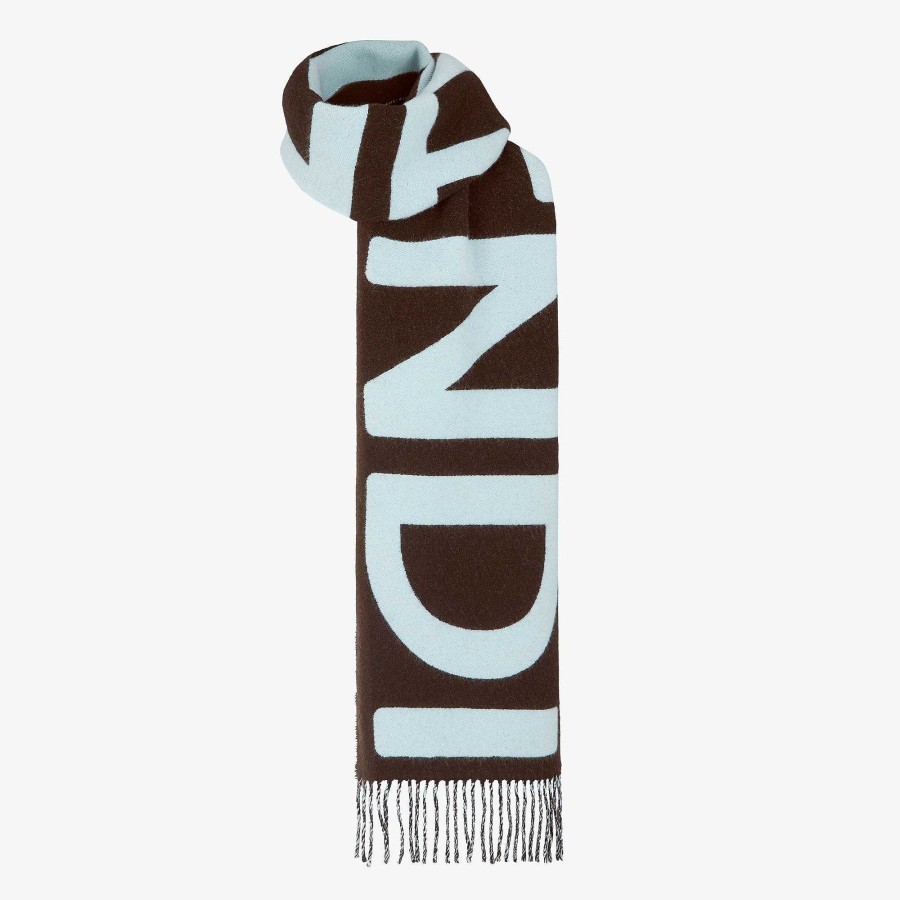 Women Fendi Scarves & Ponchos | Fendi Scarf Beige