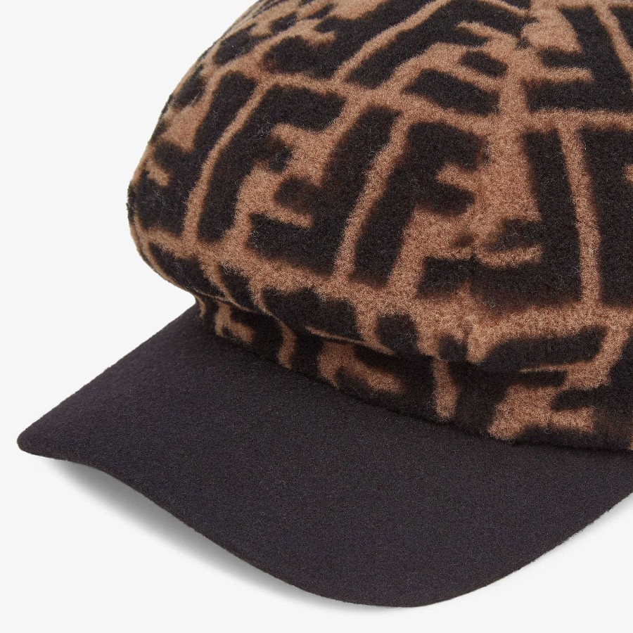 Women Fendi Hats & Gloves | Hat Brown