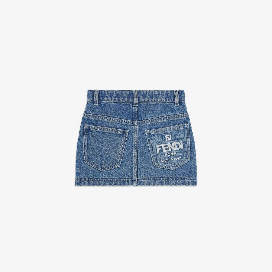 Kids Fendi Clothing | Baby Skirt Blue