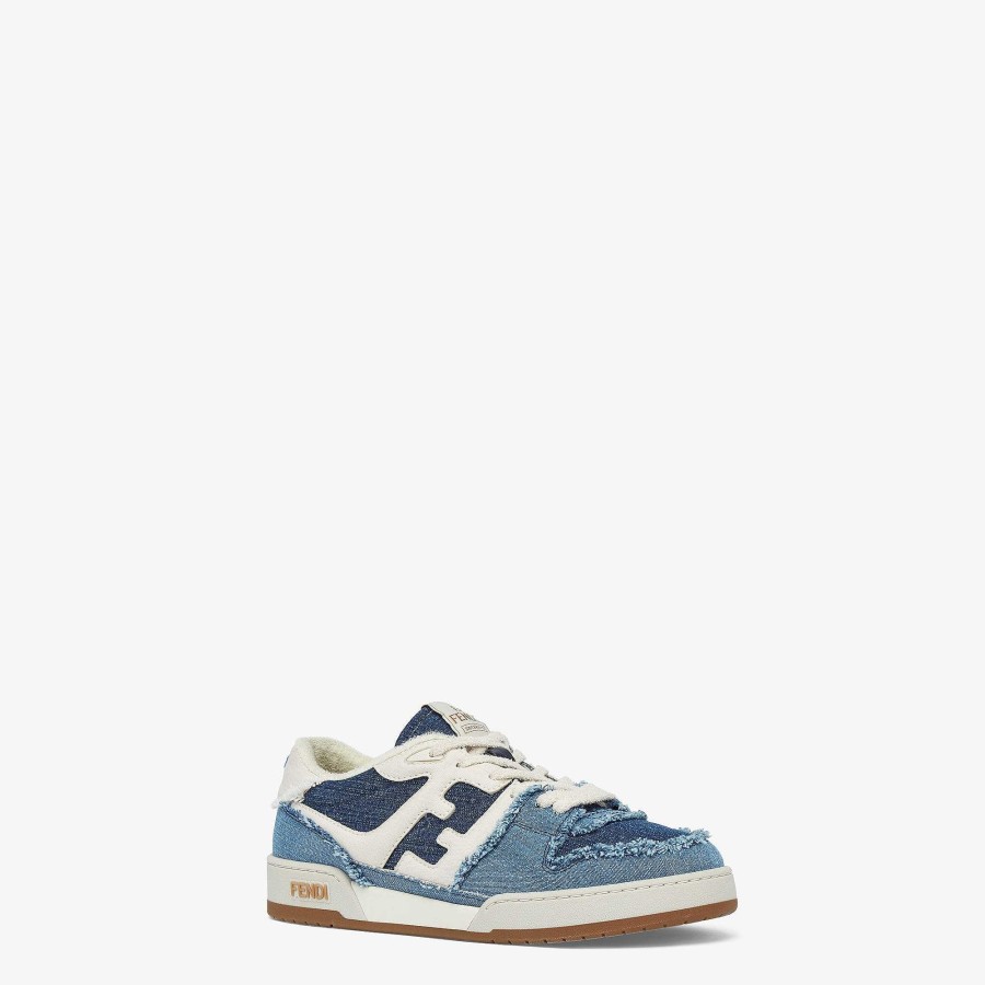 Men Fendi Sneakers | Fendi Match Blue