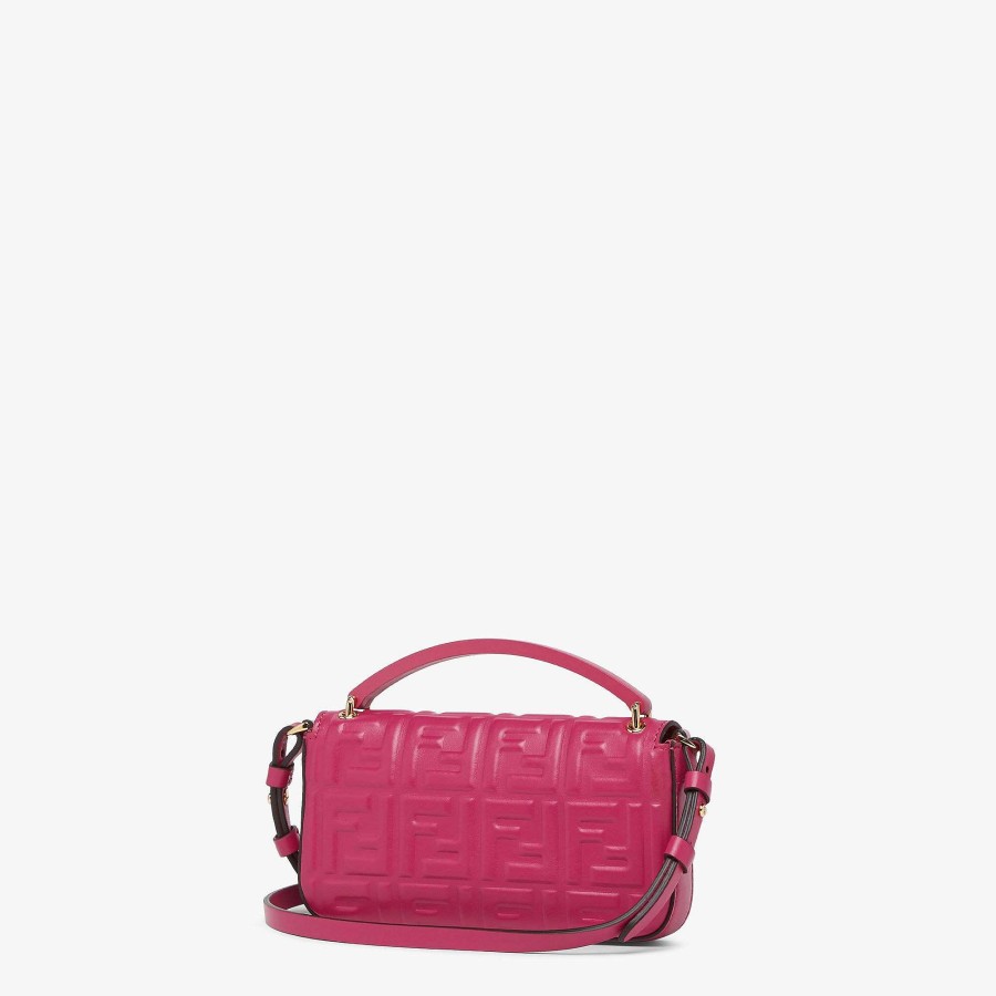 Women Fendi Mini Bags | Baguette Phone Pouch Pink