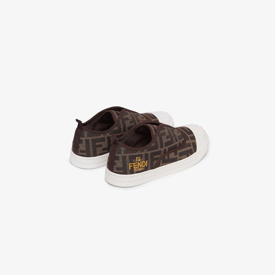 Kids Fendi Shoes | Junior Sneakers Brown