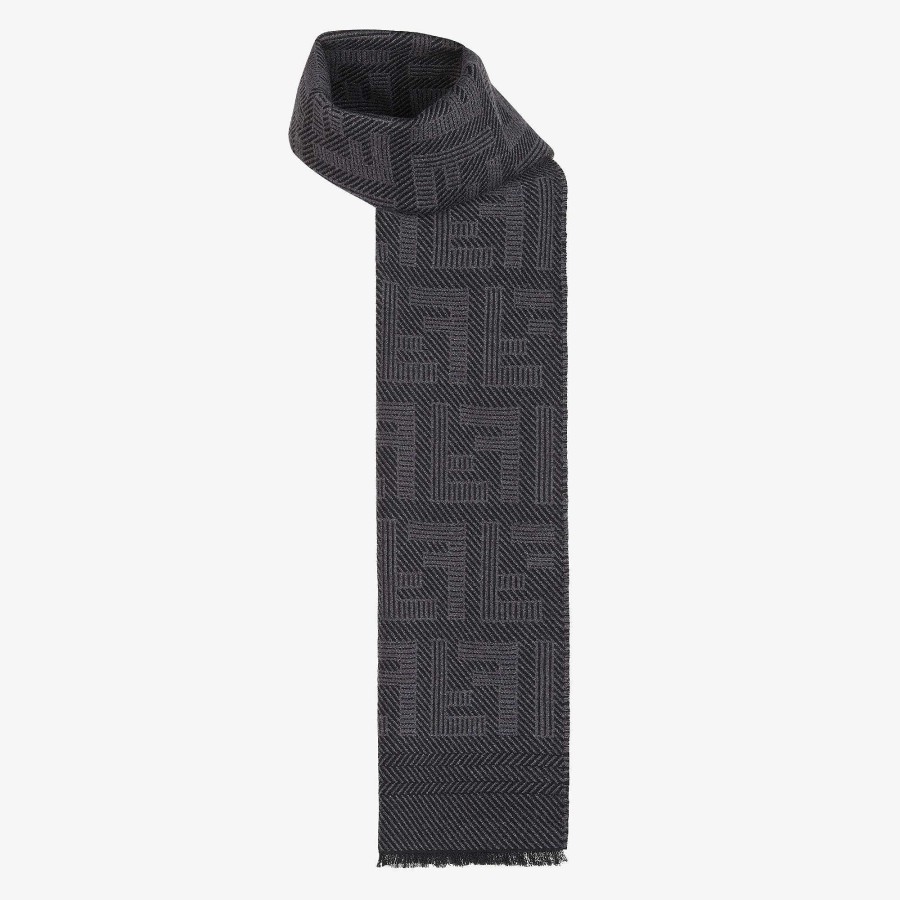 Men Fendi Scarves | Scarf Black