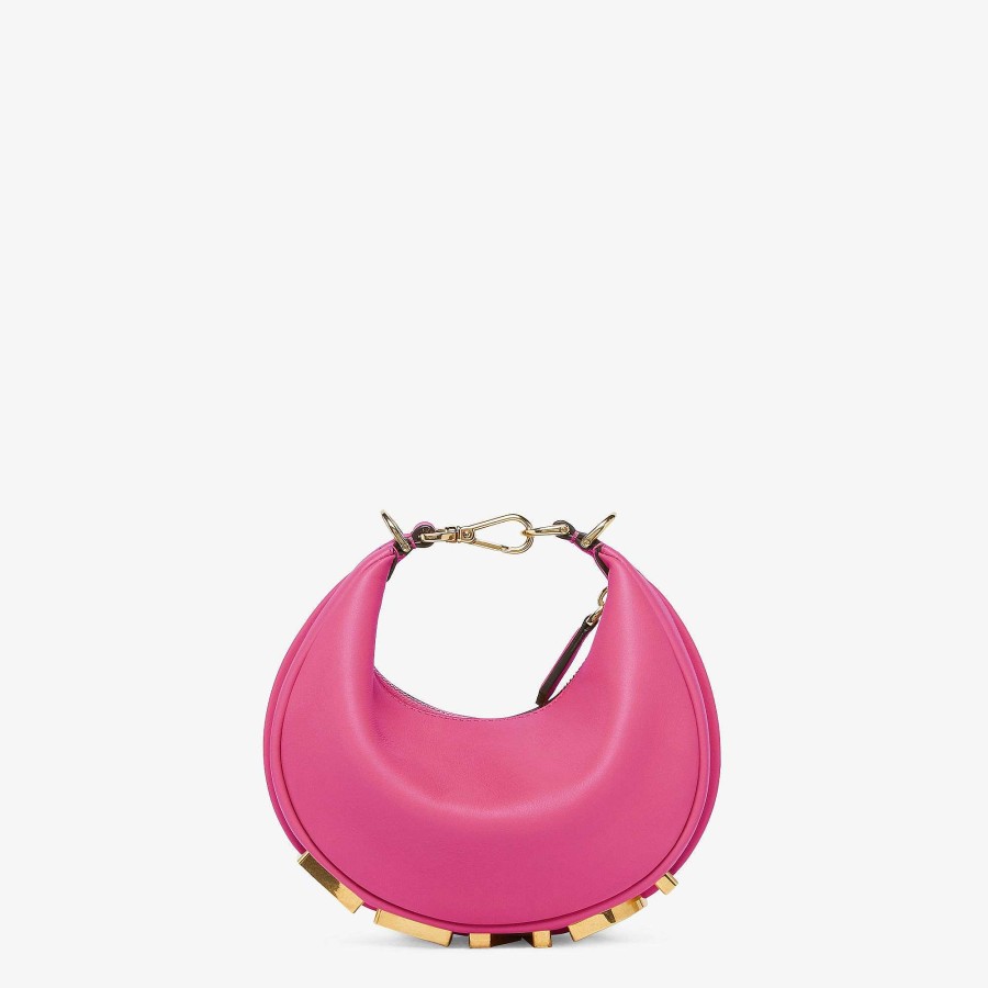 Women Fendi Hobo Bags | Fendigraphy Mini Pink