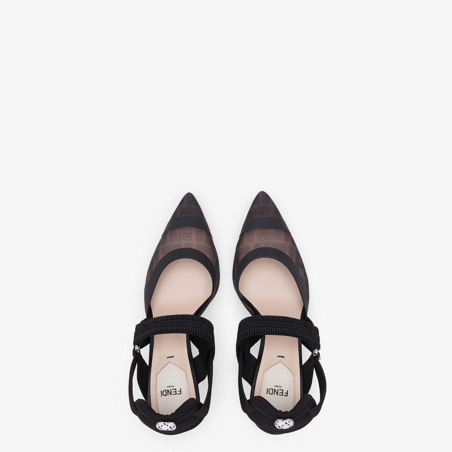 Women Fendi Pumps & Slingbacks | Colibri Black