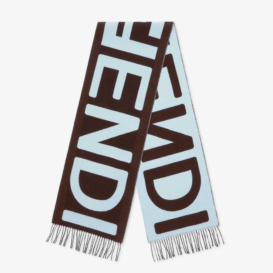 Women Fendi Scarves & Ponchos | Fendi Scarf Beige