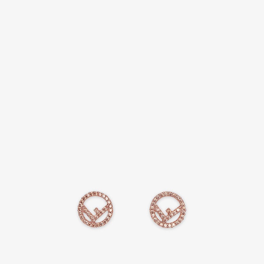 Women Fendi Earring & Brooches | F Is Fendi Earrings Pink