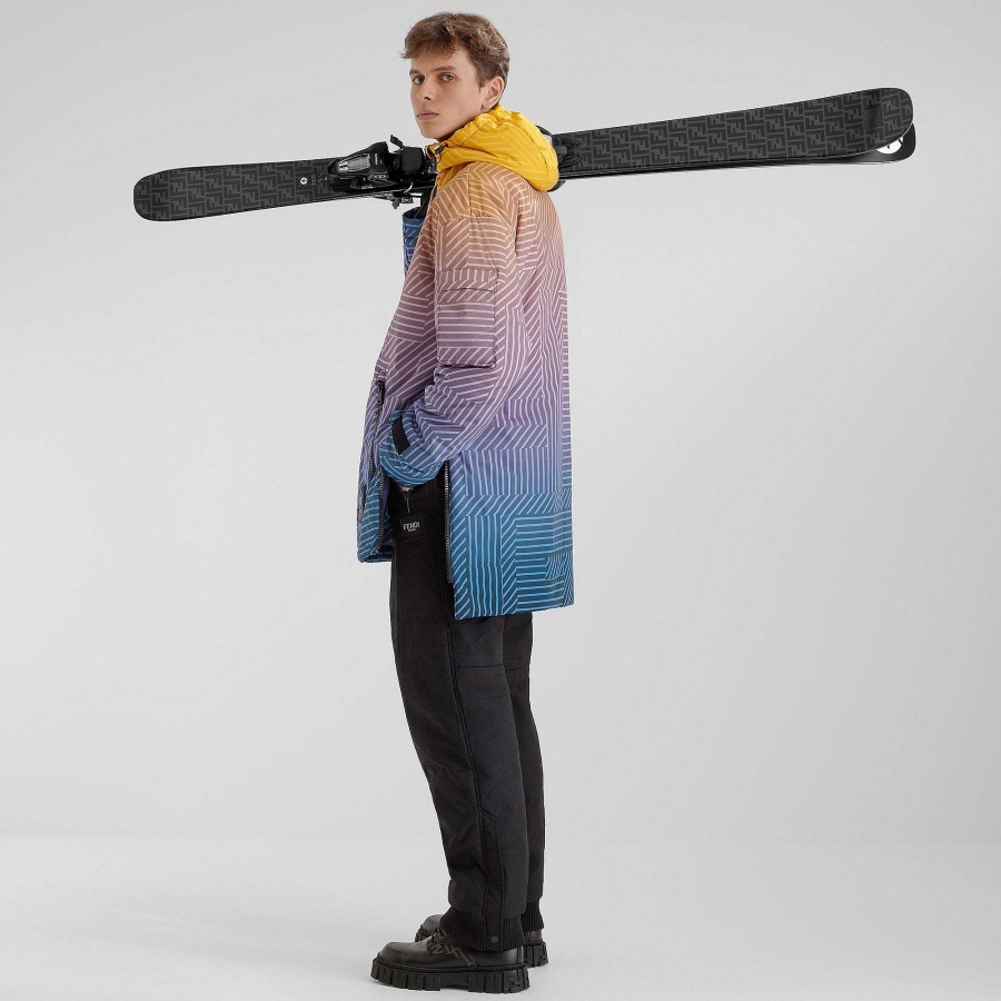 Men Fendi Skiwear | Snow Jacket Multicolor