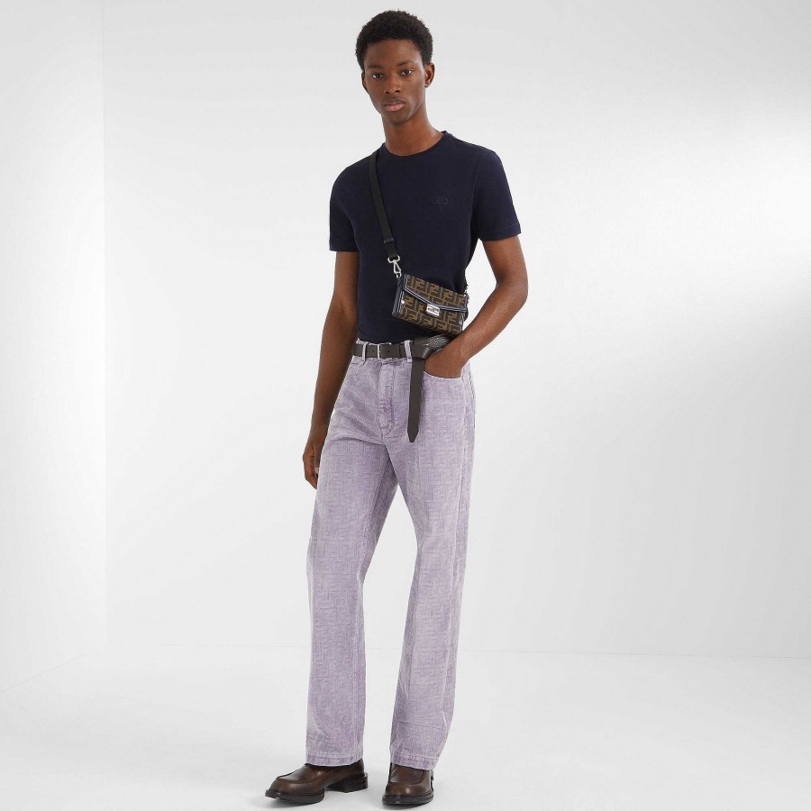 Men Fendi Pants & Shorts | Pants Purple