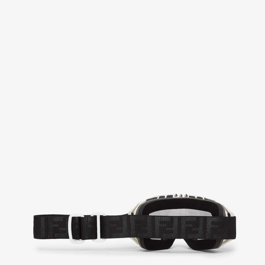 Men Fendi Skiwear | Ski Goggles White