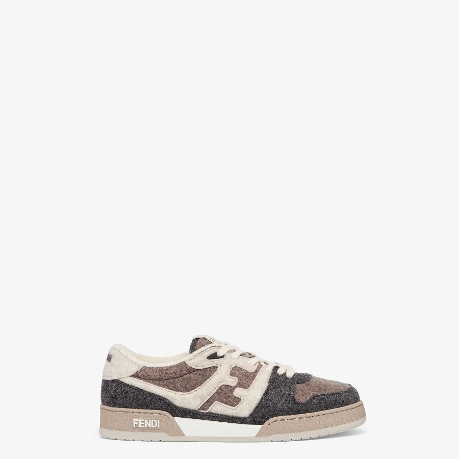 Men Fendi Sneakers | Fendi Match Gray