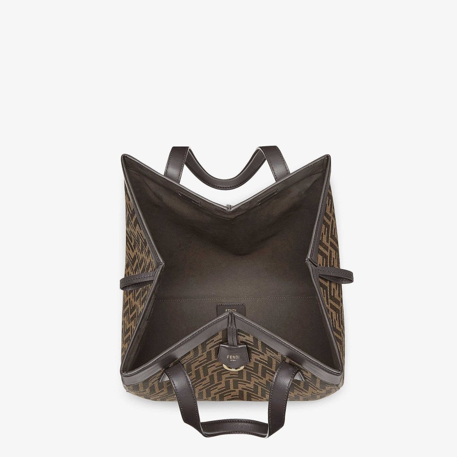 Women Fendi Bucket Bags | Fendi Origami Large Brown