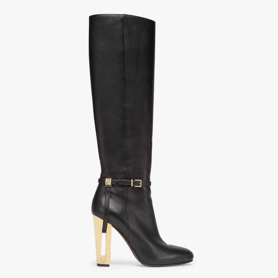 Women Fendi Boots & Ankle Boots | Delfina Black