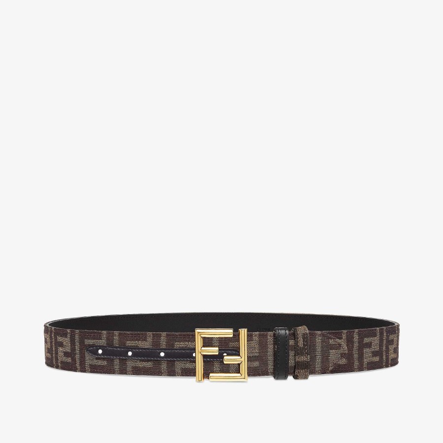 Women Fendi Belts | Ff Belt Black