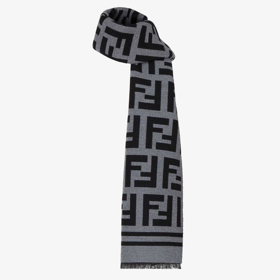 Men Fendi Scarves | Scarf Black