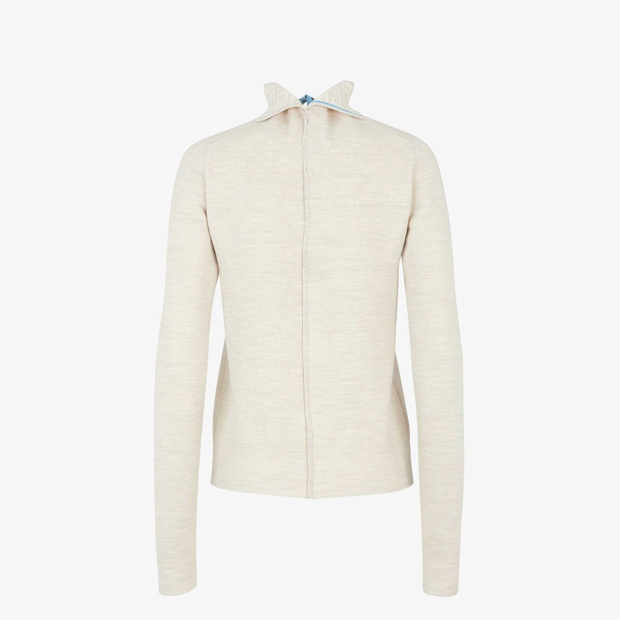 Women Fendi Knitwear | Sweater Beige